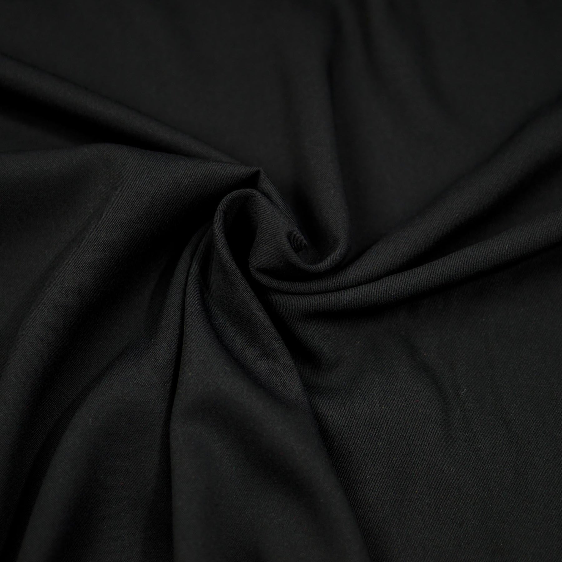 Viskose Twill - schwarz Fabric poshpinks