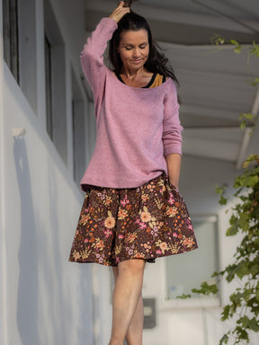 Baumwoll Popeline - Elodie chocolat Fabric poshpinks