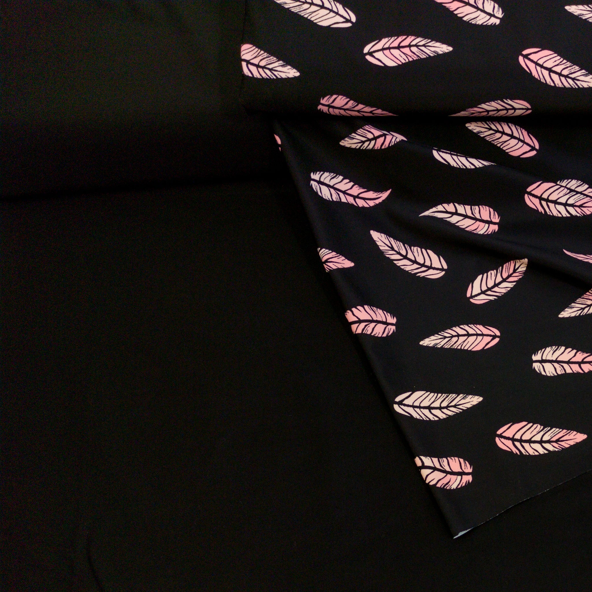 Lycra schwarz Fabric poshpinks