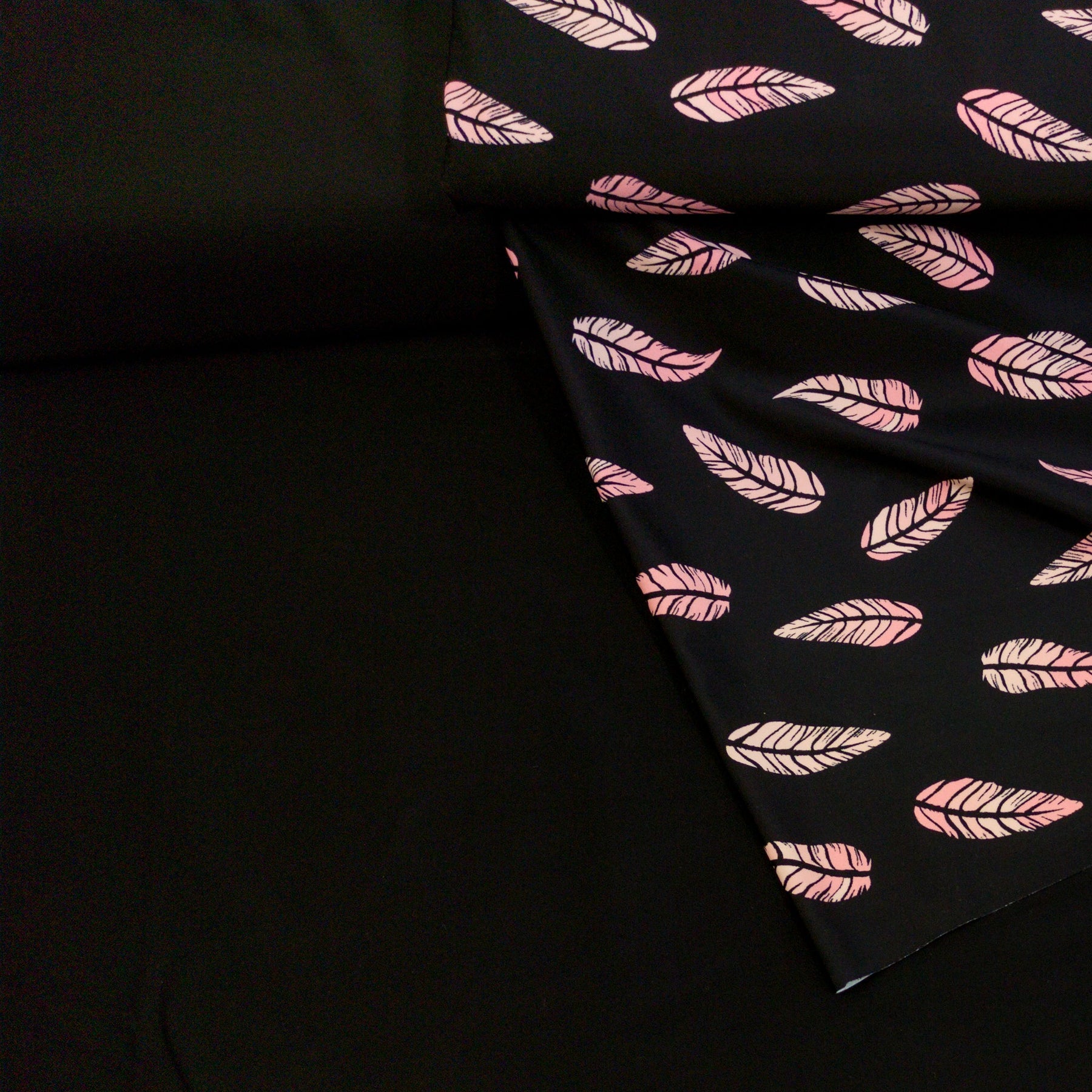 Lycra schwarz Fabric poshpinks