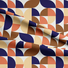 Vorbestellung Viskosecrepe - Retro Candys - Caramel Toffee Fabric poshpinks