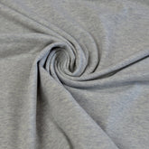 Baumwolljersey - meliert hellgrau Fabric poshpinks