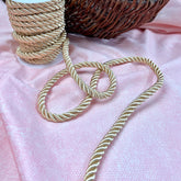 Hoodiekordel 10 mm gold glänzend Fabric poshpinks