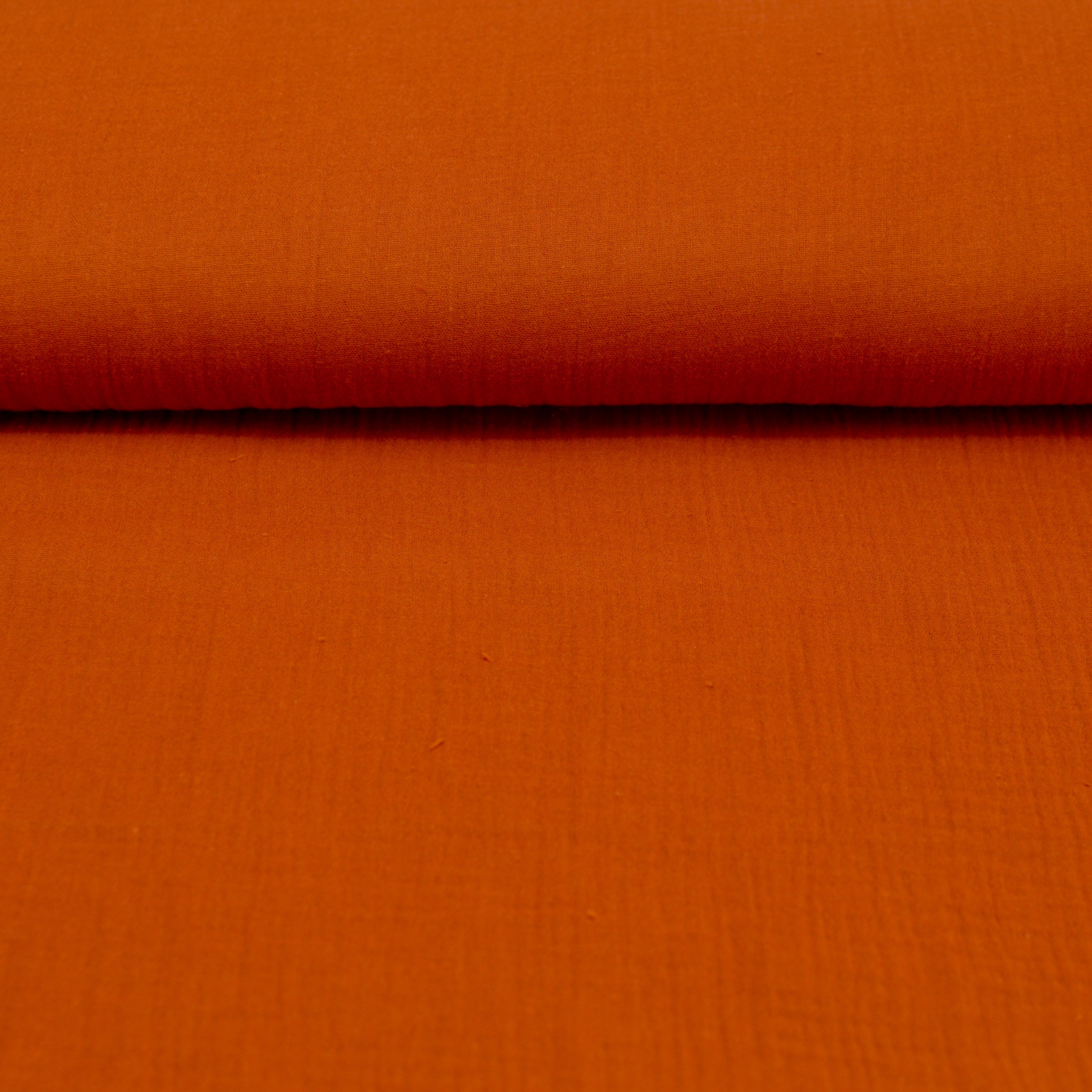Musselin - Ziegelorange Fabric poshpinks