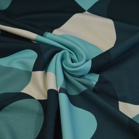 French Terry - Aurora - Stones blue Fabric poshpinks