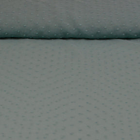 Chiffon mit 3 D Polka Dots - Mint Fabric poshpinks