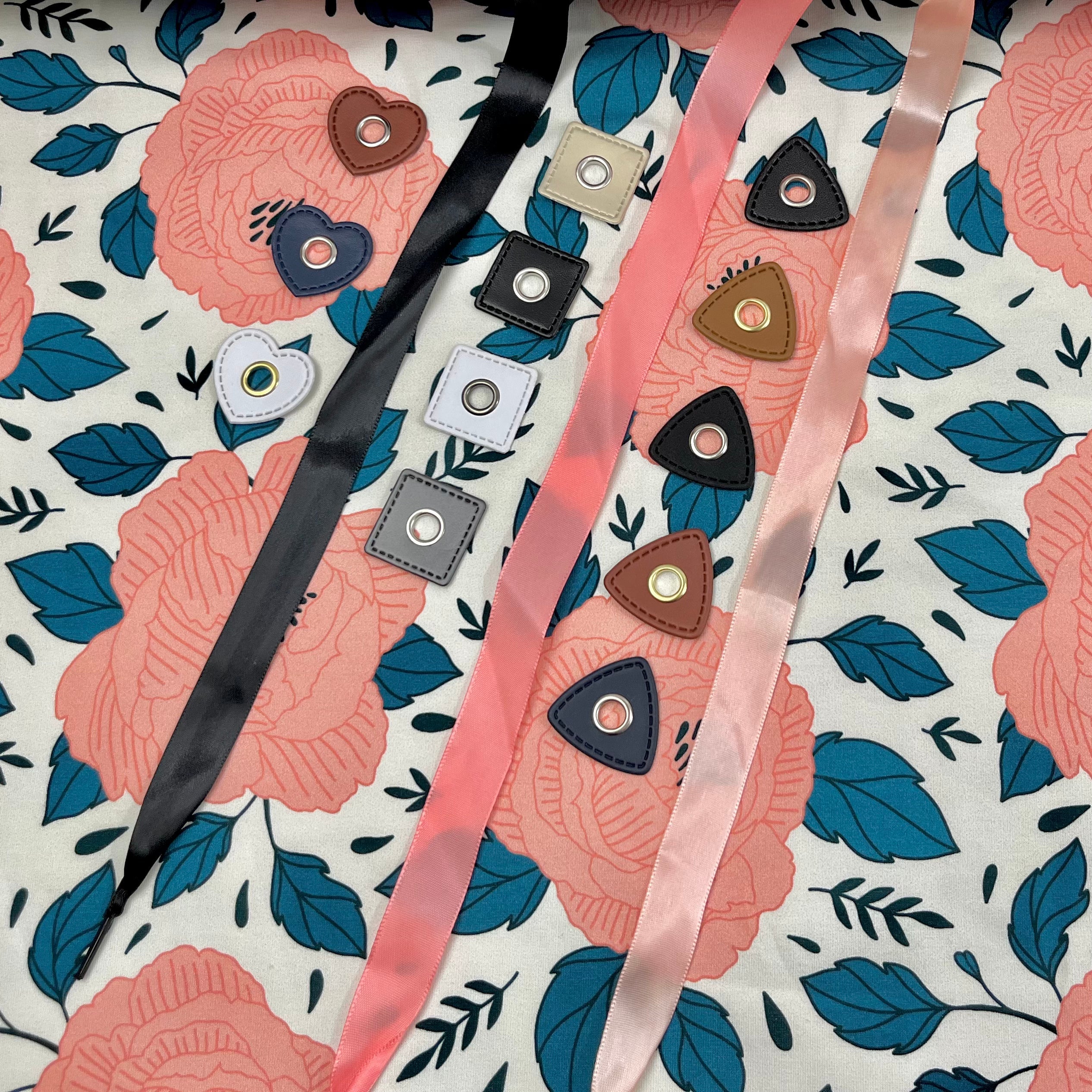 French Terry - Aurora - Blumen Fabric poshpinks