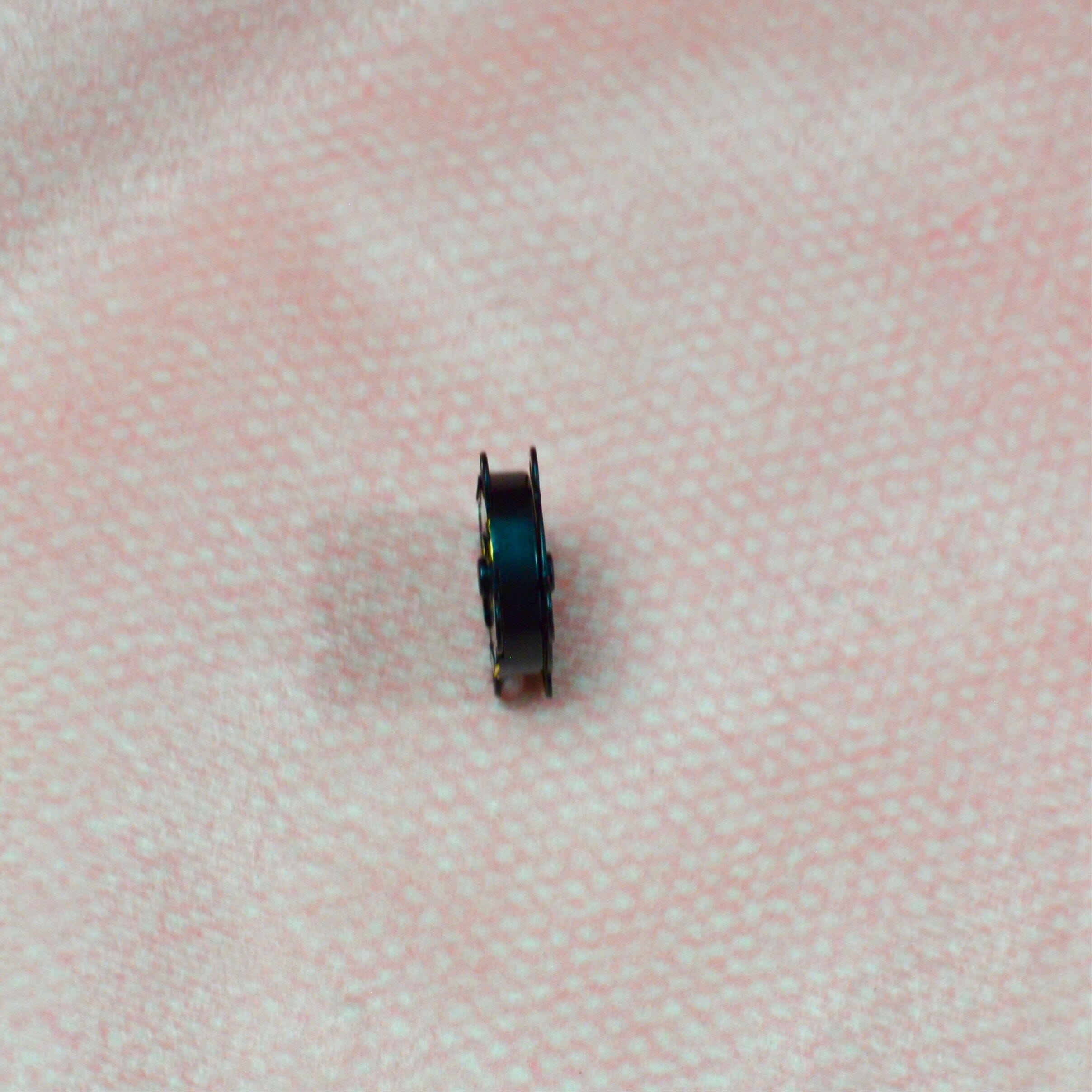 Magnetverschluß rund Schwarz matt 18 mm Stück poshpinks