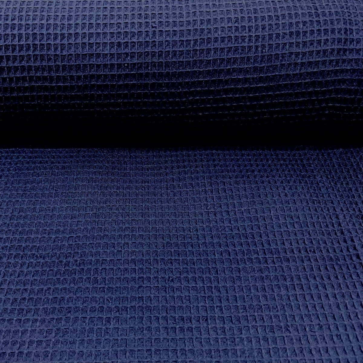 Waffelstoff Navy blau Fabric poshpinks
