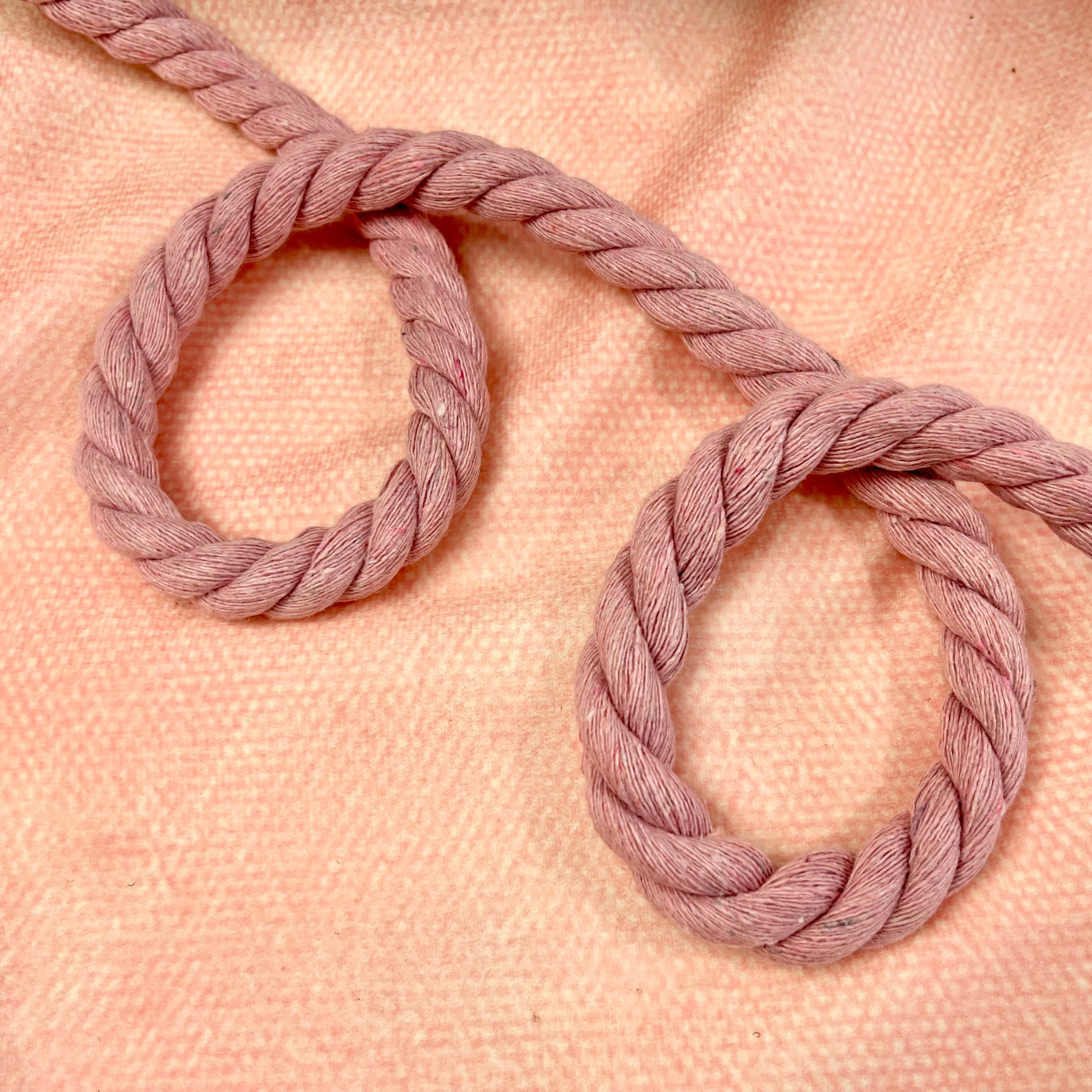 Hoodiekordel Baumwolle 12 mm rosa Fabric poshpinks