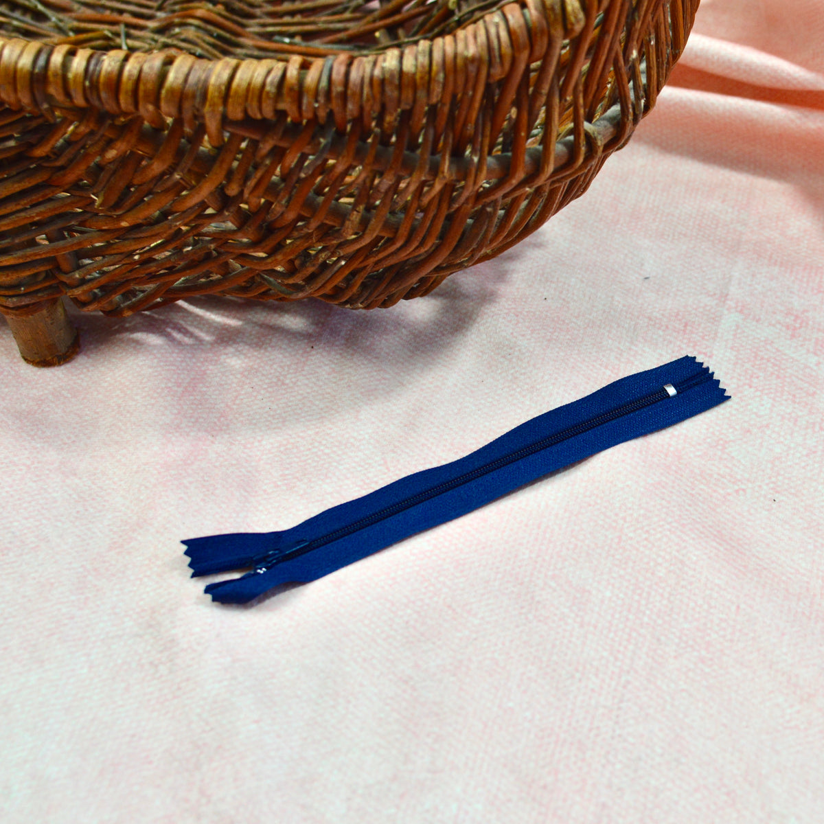 Reißverschluss 16 cm dunkelblau nicht teilbar Stück poshpinks