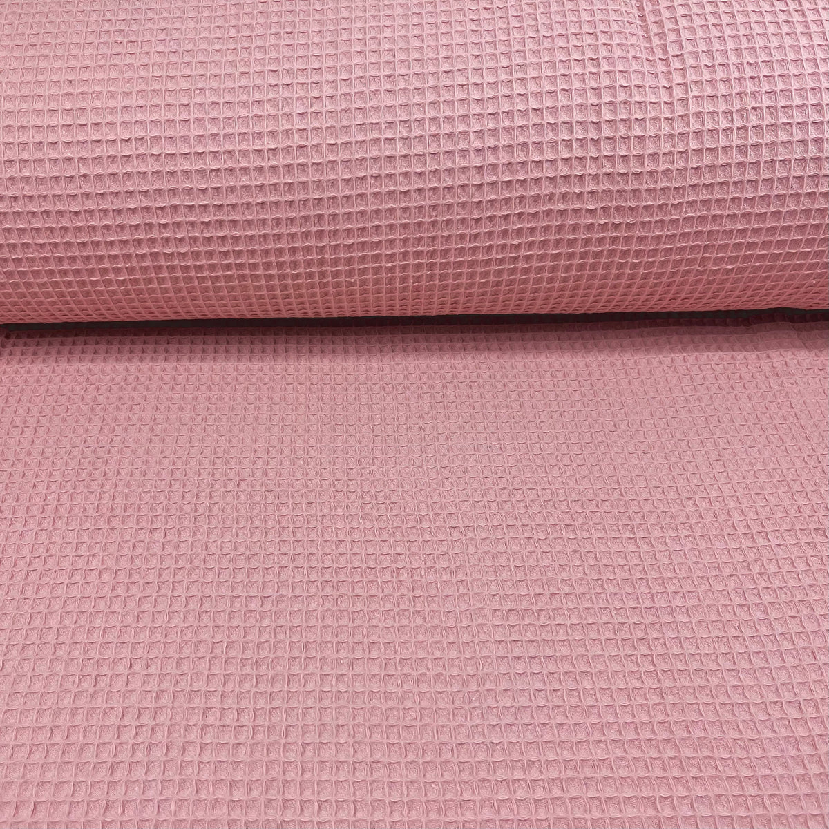 Waffelstoff altrosa Fabric poshpinks