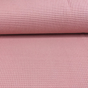 Waffelstoff altrosa Fabric poshpinks