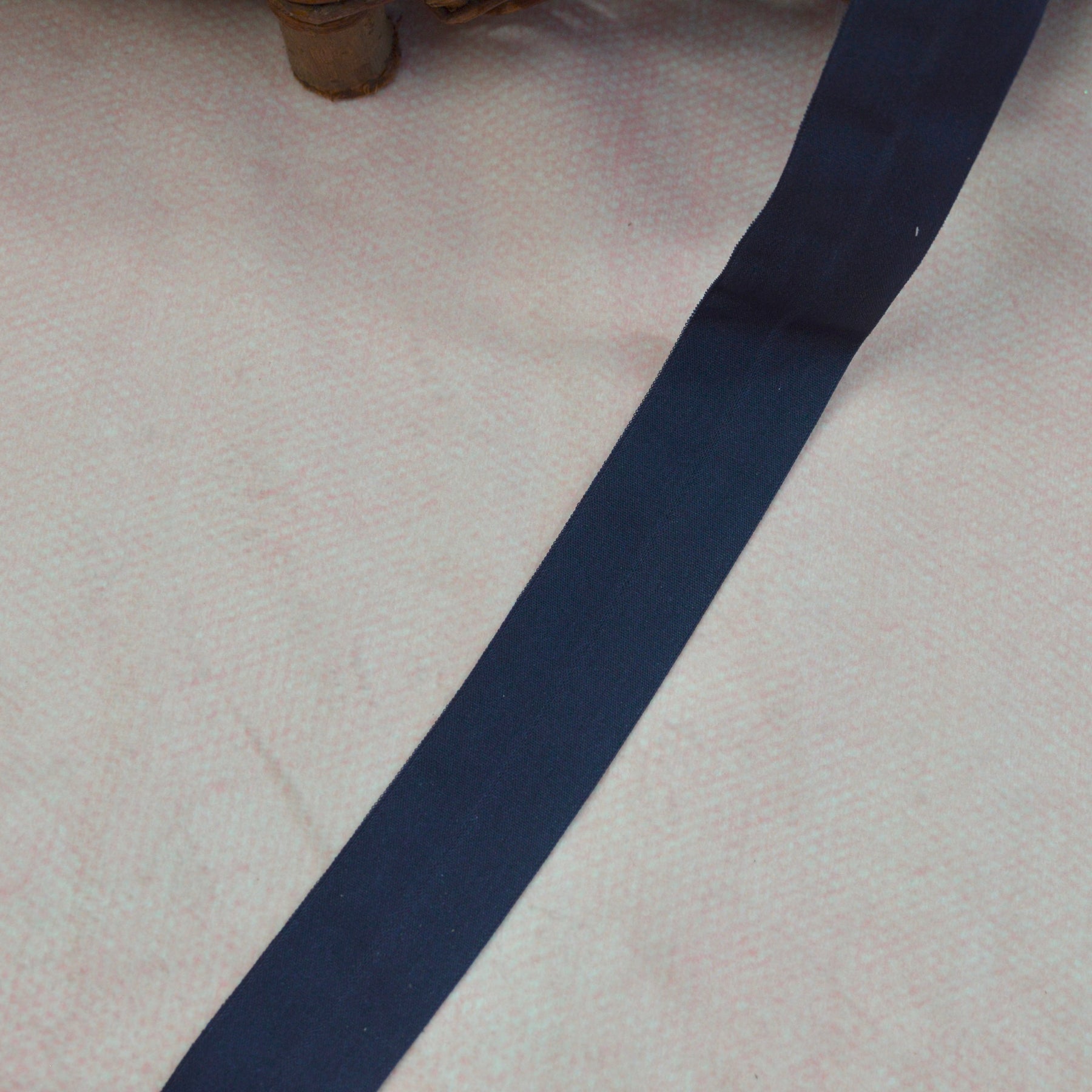 Faltgummi / Falzgummi / elastisches Einfassband 30m dunkelblau Fabric poshpinks