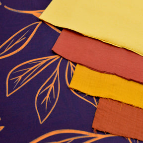 Softshell Brushed - Azul - Dark Ruby Fabric poshpinks
