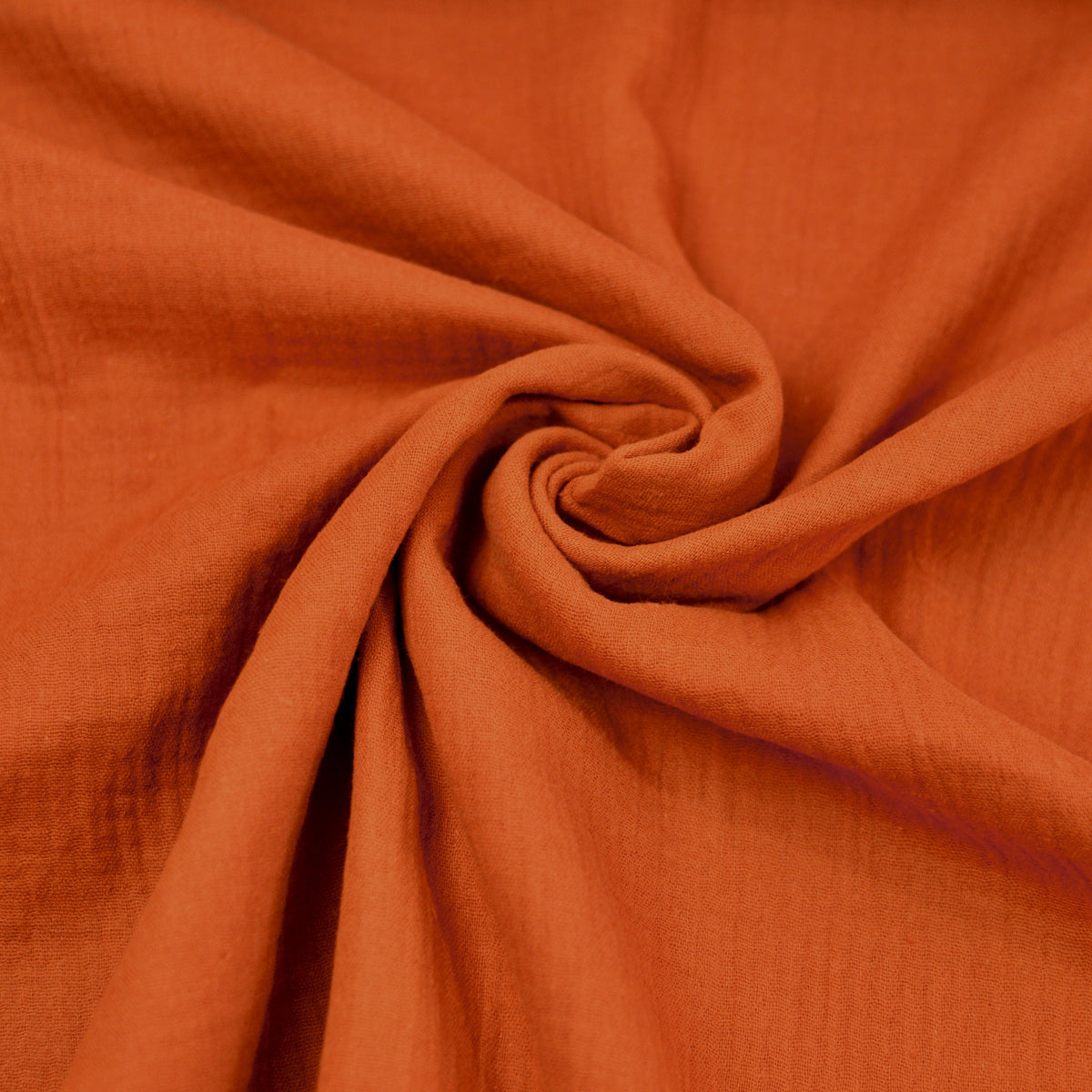Musselin - Ziegelorange Fabric poshpinks