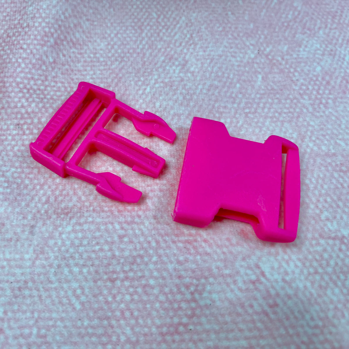Steckschloss Schnalle Kunststoff pink 30 mm Stück poshpinks