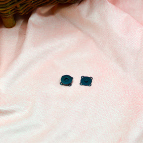 Magnetverschluß rund Schwarz matt 18 mm Stück poshpinks