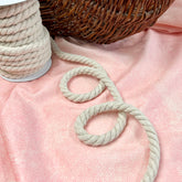 Hoodiekordel Baumwolle 12 mm Natur Fabric poshpinks