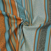 Baumwoll Popeline - Hilla stripes mix Fabric poshpinks