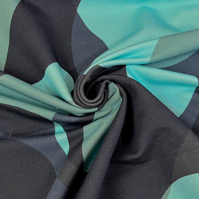 Soft Touch French Terry - Aurora - Stones Dark blue Fabric poshpinks
