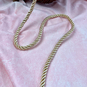 Hoodiekordel 10 mm gold glänzend Fabric poshpinks