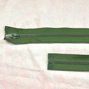 Jacken Reißverschluss 60 cm oliv Stück poshpinks