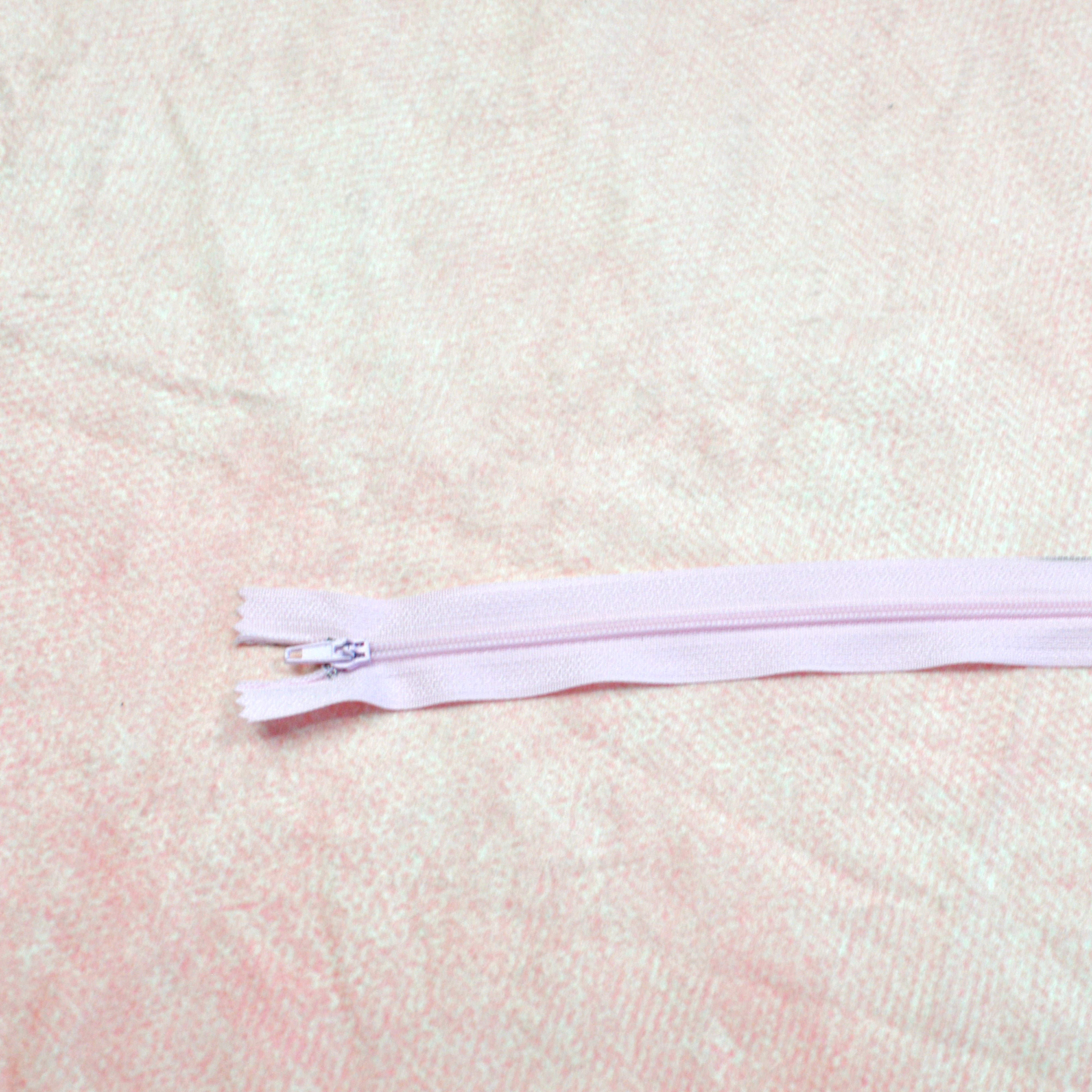 Reißverschluss 20 cm rosa nicht teilbar Stück poshpinks