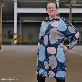 French Terry - Layla - Navy Fabric poshpinks